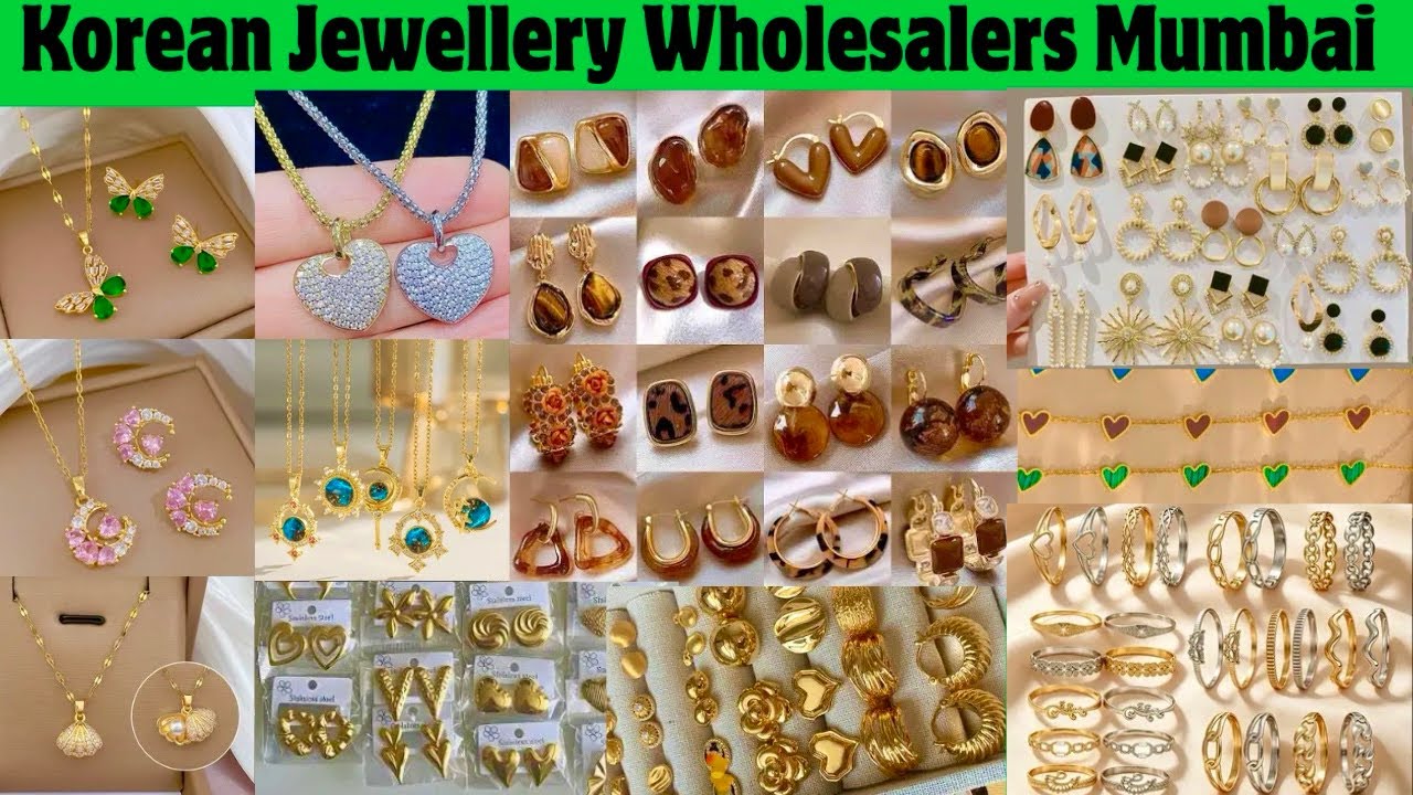Korean Jewellery Wholesale Market Mumbai Western Fashion Jewellery latest & Trending Collection 