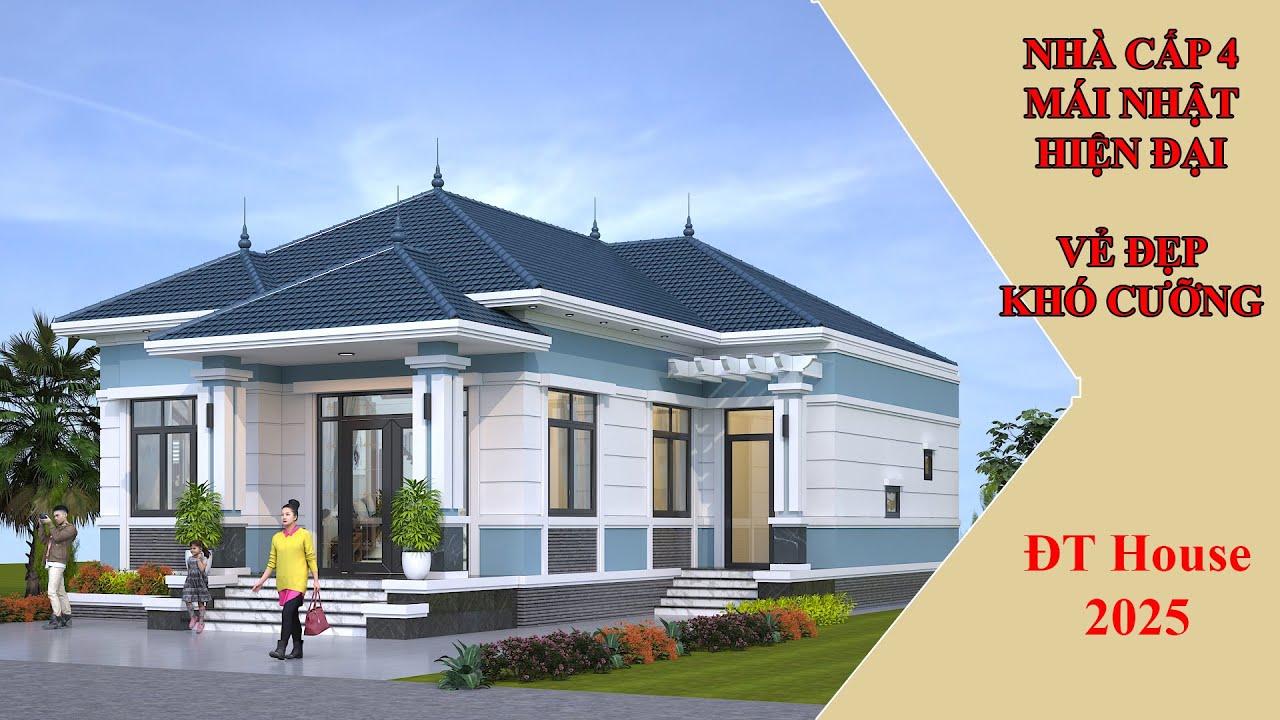 Nhà cấp 4 Mái Nhật Hiện Đại - Vẻ Đẹp Thật Khó Cưỡng