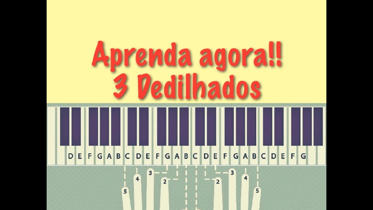 3 Dedilhados Fáceis para Teclado (Aulas de Teclado e Piano)