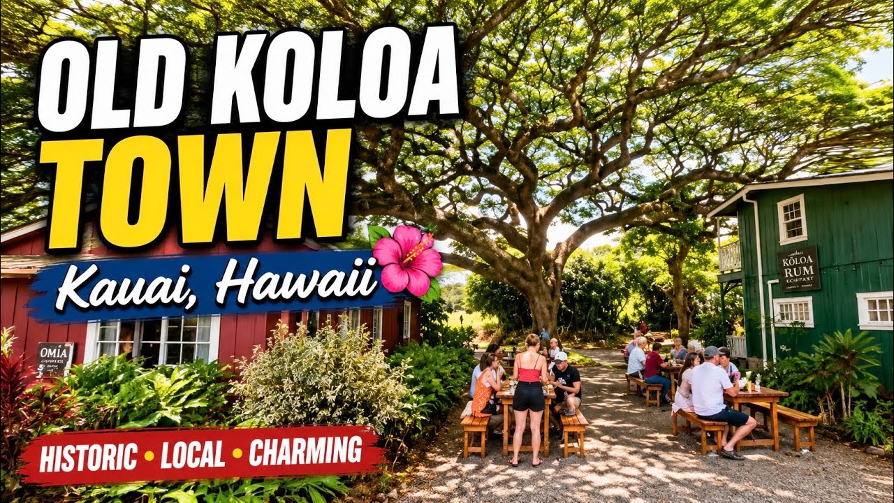 The Charm Of Old Koloa Town | Kauai, Hawaii 