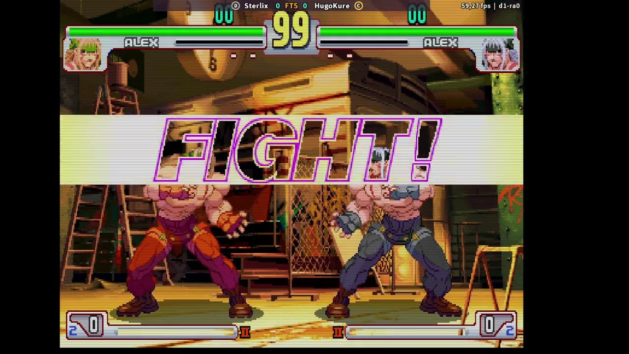 Street Fighter III: 3rd Strike ** Fightcade ** (FT5 Sterlix X HugoKure)