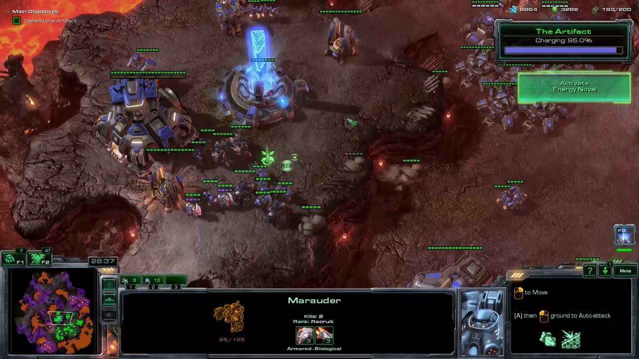 [Brutal]StarCraft 2 Final Mission All in (Nydus swarm) Achievements unlocked