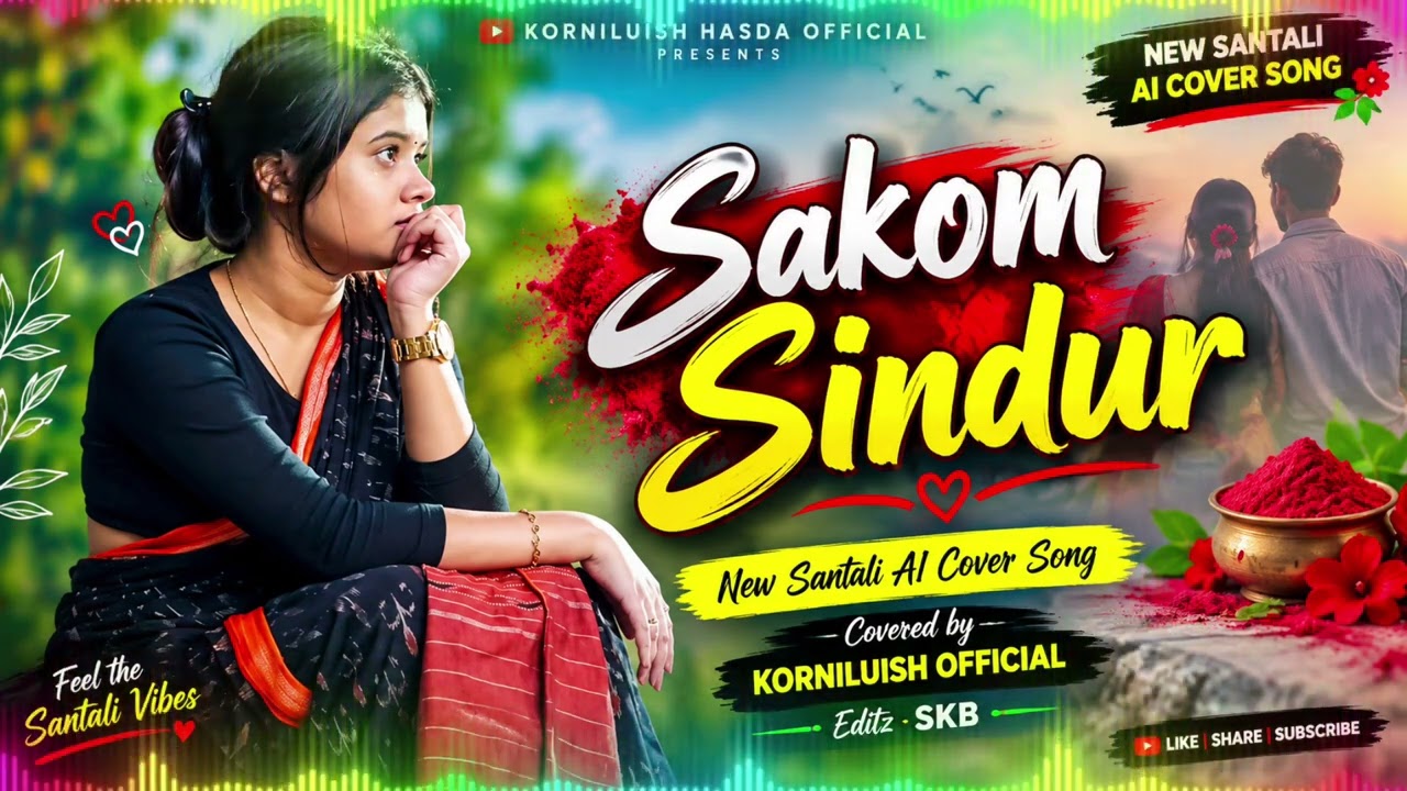 Sakom Sindur | New Santali AI Cover Song 2026 | Korniluish Official | Santali New Song