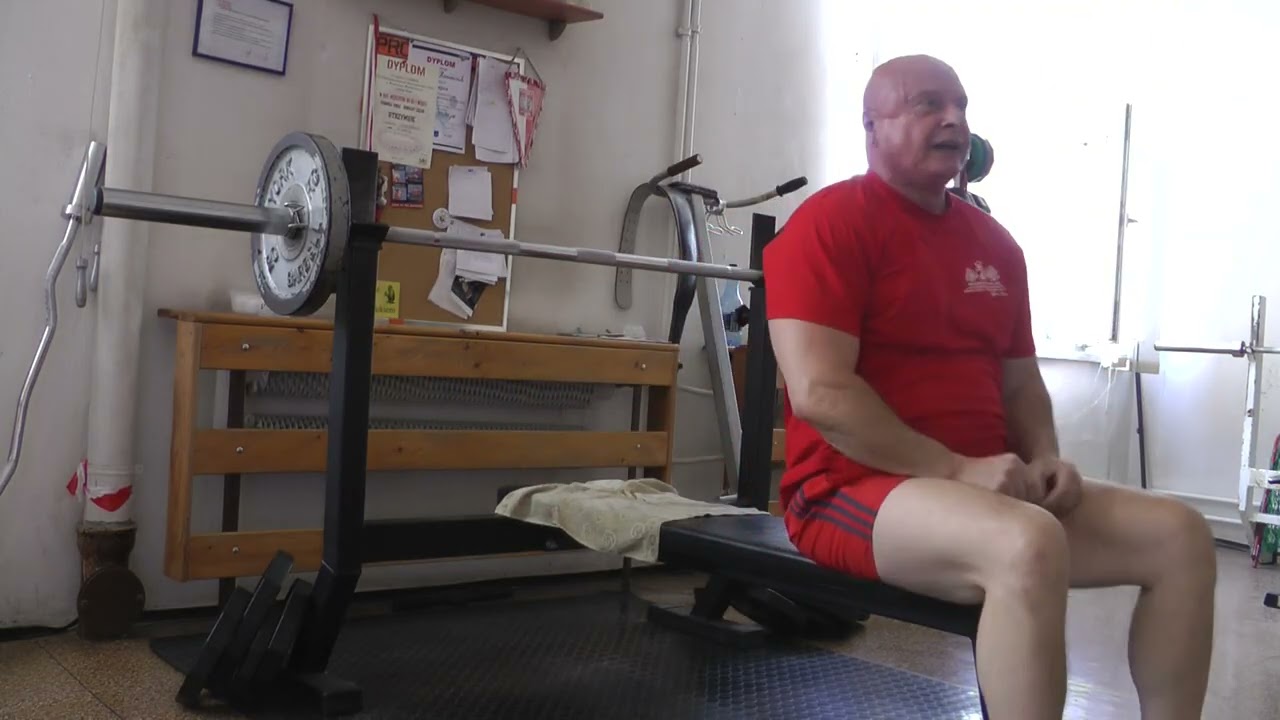Tadeusz Homańczuk - 60kg x 60 powtórzeń #wyciskanie wielokrotne