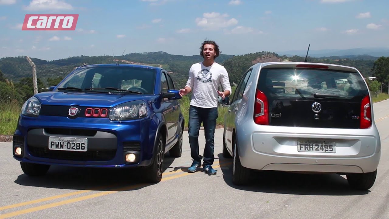 VW up! TSI x Fiat Uno Sporting | Comparativo | CARRO