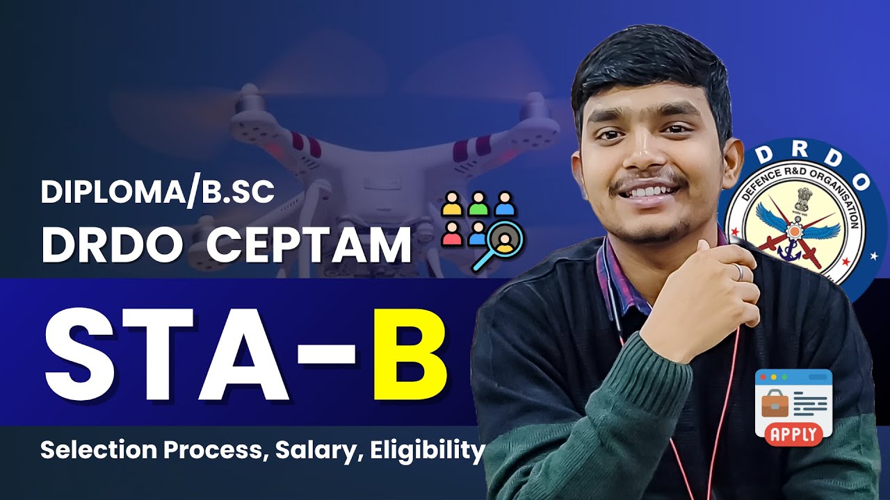 Diploma Jobs in DRDO 2026: DRDO CEPTAM 11 STA B, Salary, Eligibility, Promotion | Manish Mahato