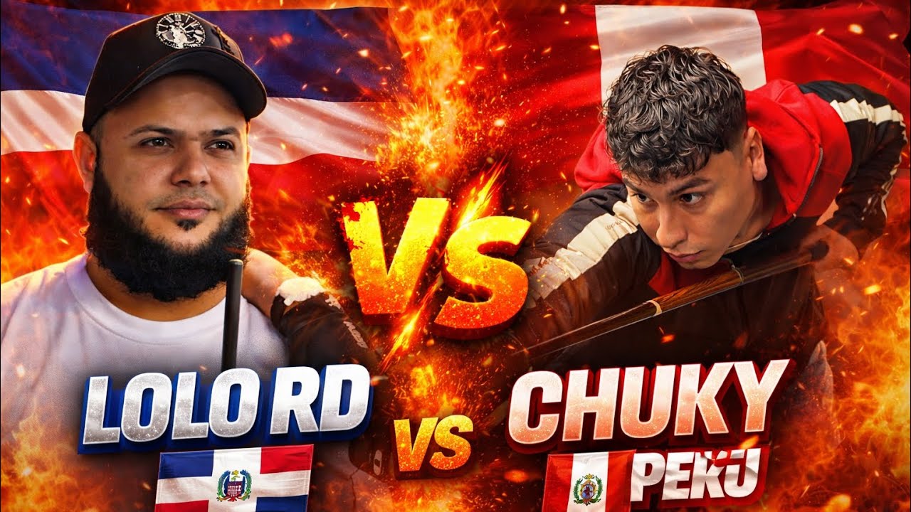 Waoo qué nivel tiene este jugador De Billar : Lolo de República Dominicana VS Chuky de Perú 