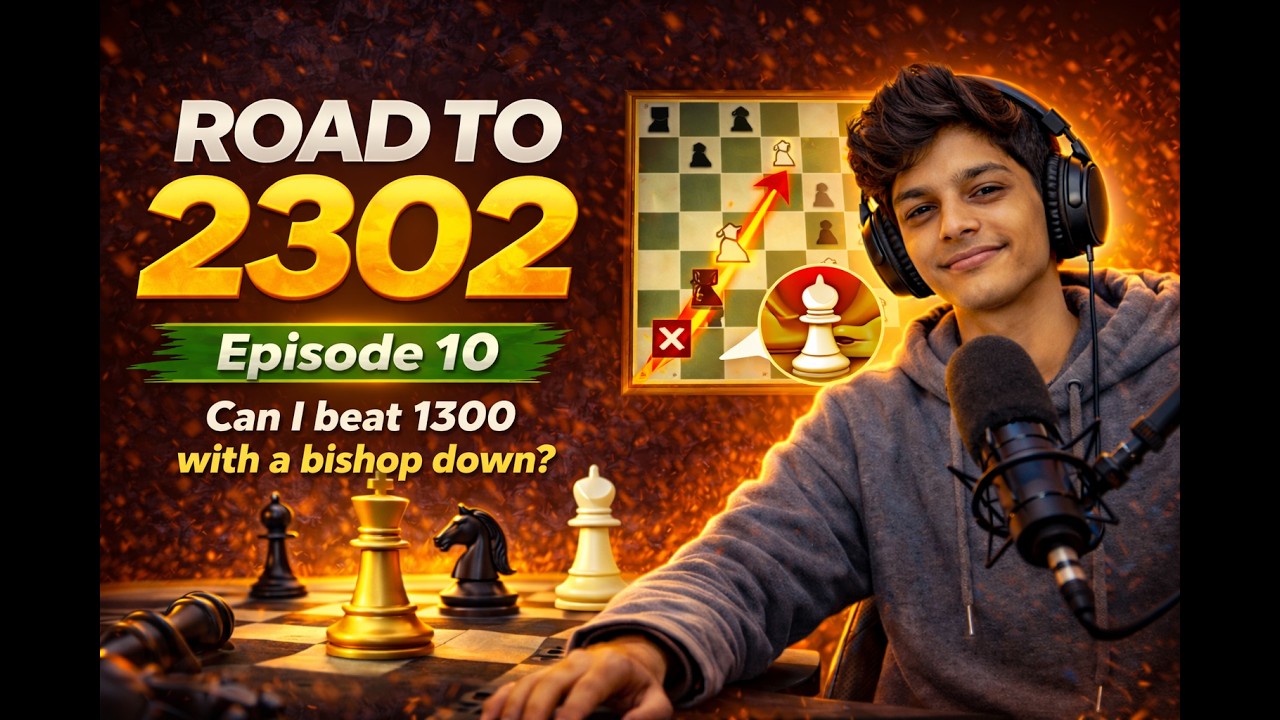 Road to 2302 #Ep10|#Day10 | Rapid Challenge with one bishop down | Only get +15 rating points