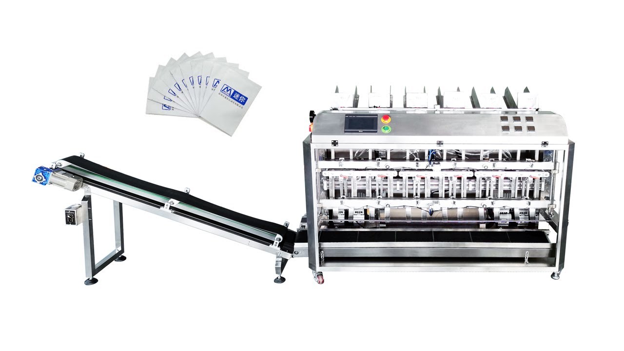 Máy chiết hàn túi mặt nạ mỹ phẩm 6 đầu MN-T206