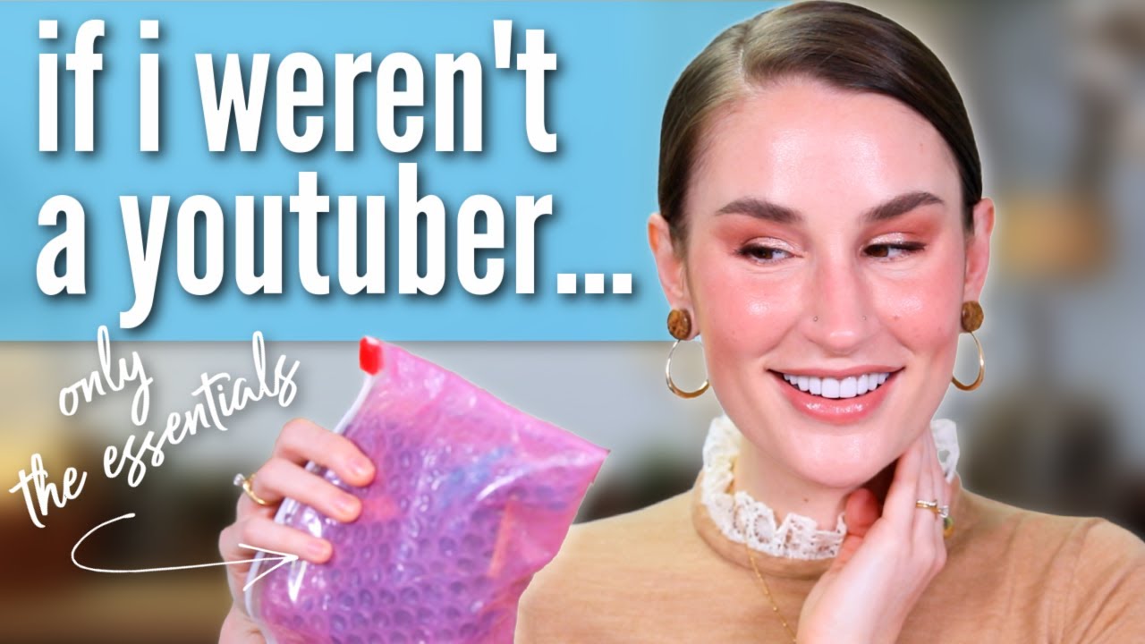 IF I WEREN'T A YOUTUBER | Minimal Makeup Routine