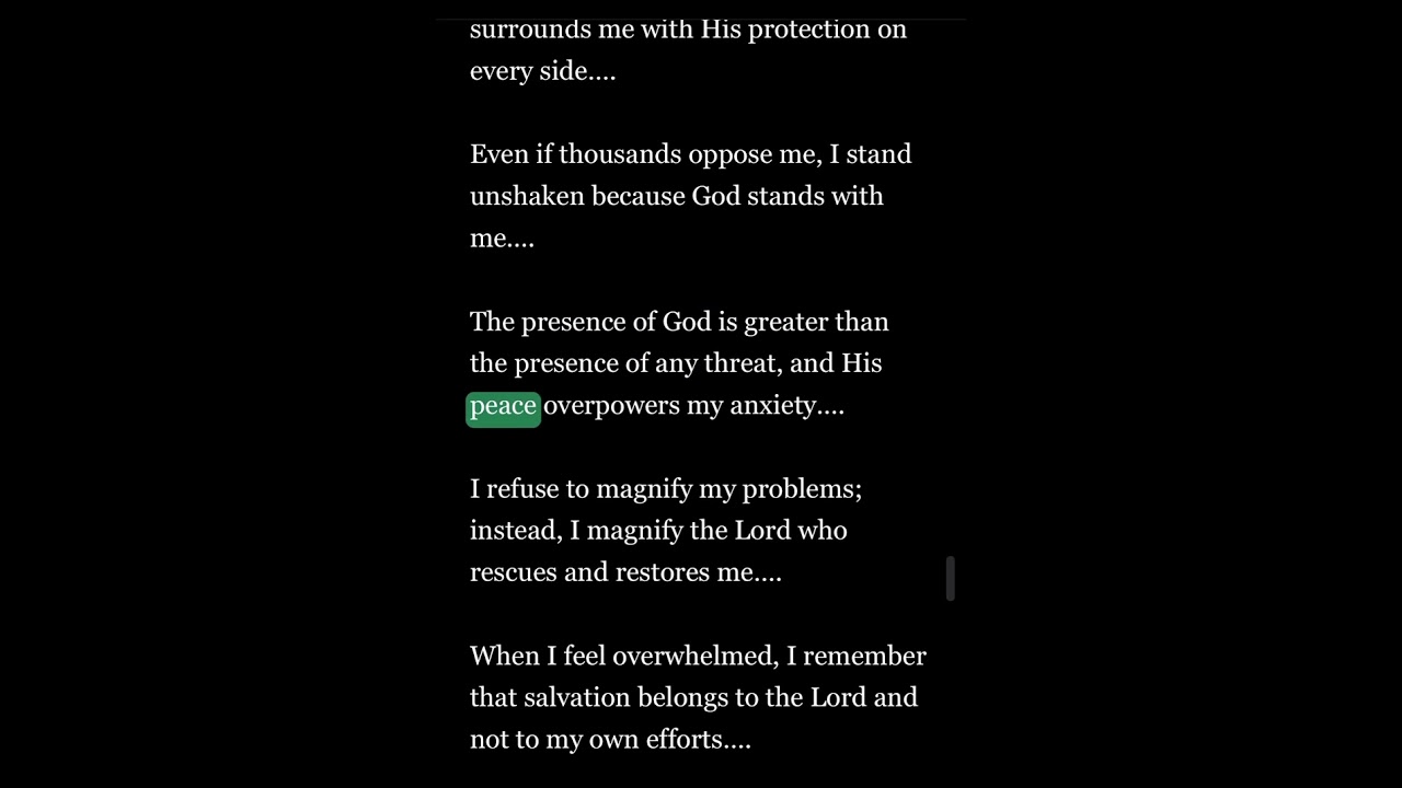 Psalm 3 with deep dive along with affirmations