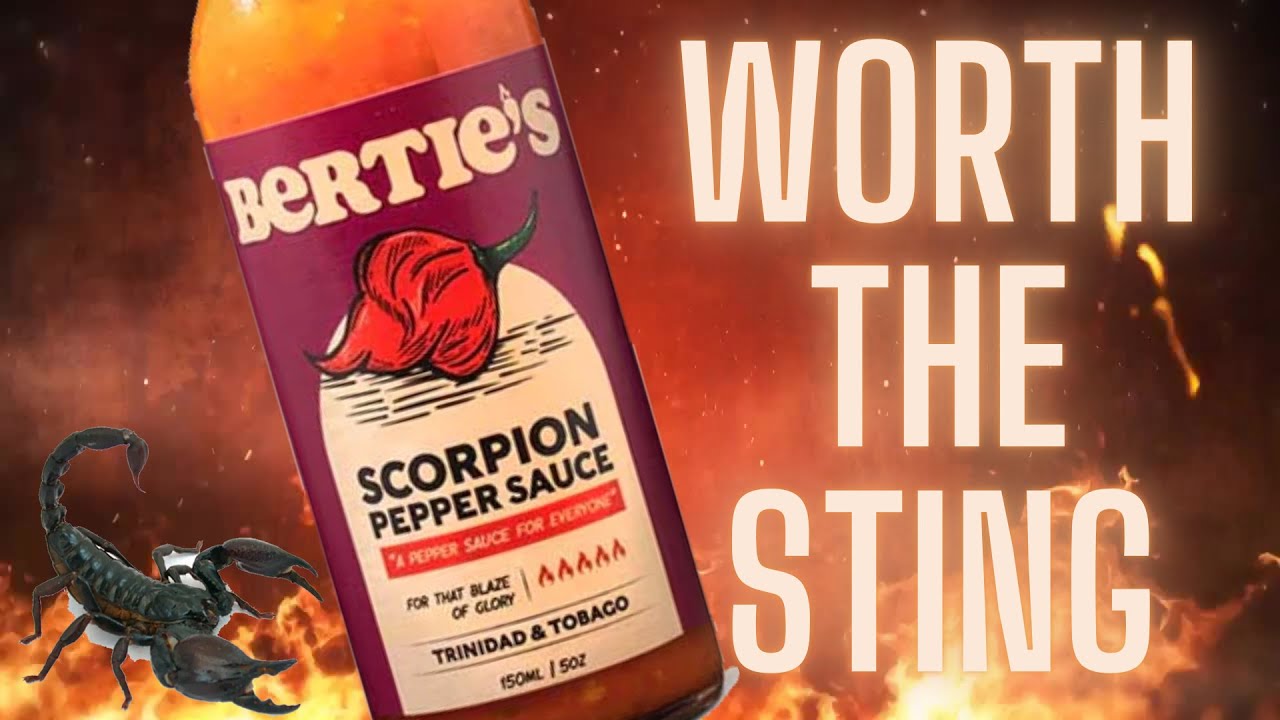 I GOT BIT BY BERTIE'S SCORPION @bertiespeppersauce #bertiespeppersauce