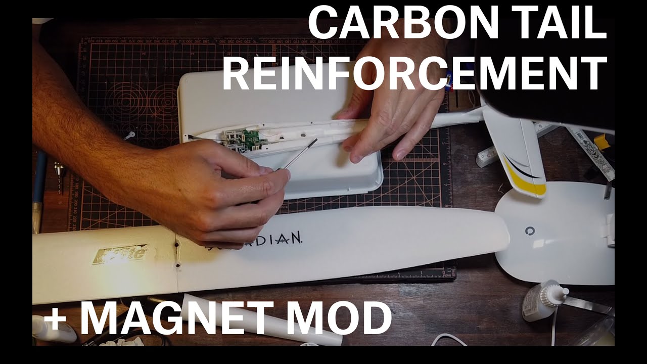 PART 2 - E-flite UMX RADIAN -  Magnets & carbon fiber