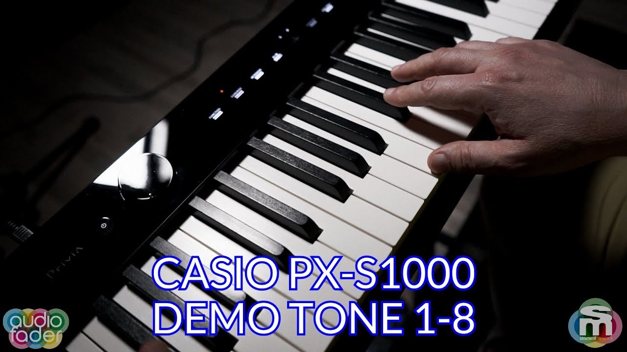 Casio Privia PX-S1000 - Demo Tone 1-8