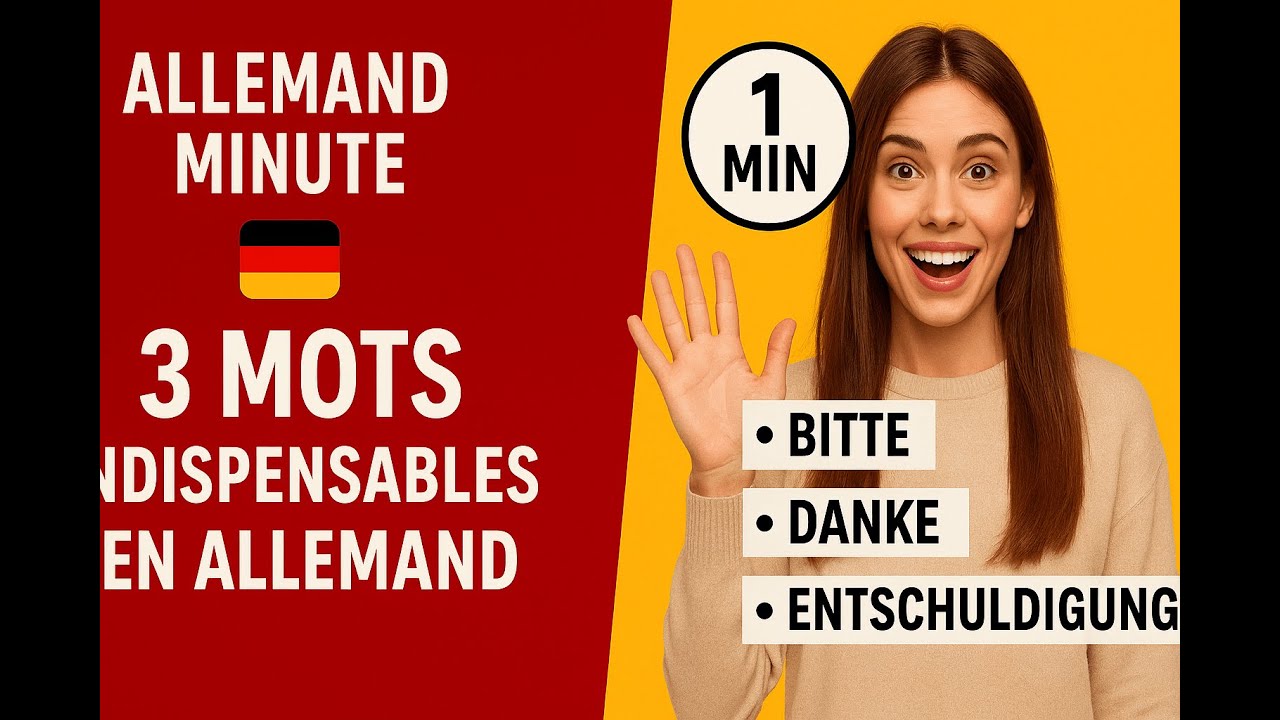 👉 Les 3 mots MAGIQUES pour parler allemand en 1 minute ! 🇩🇪✨