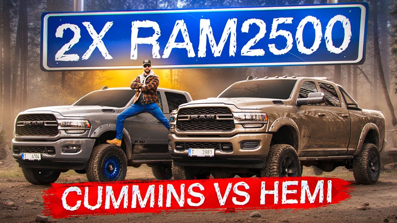 JE NĚCO VÍC ?! 😱 RAM 6,7 CUMMINS a 6,4 HEMI s ROUGH COUNTRY LIFTEM 🔥