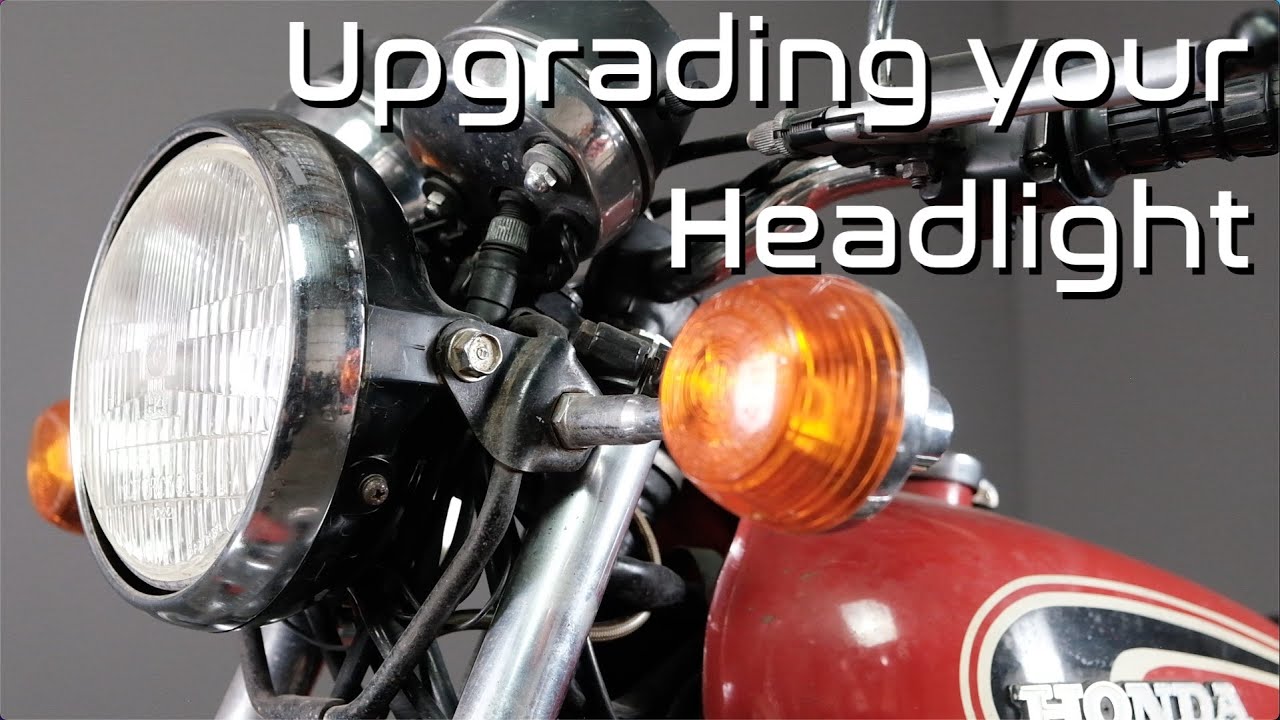 Модернизация фары на вашем винтажном Honda Twin (CB175 / CB350 / CB360 / CB450)