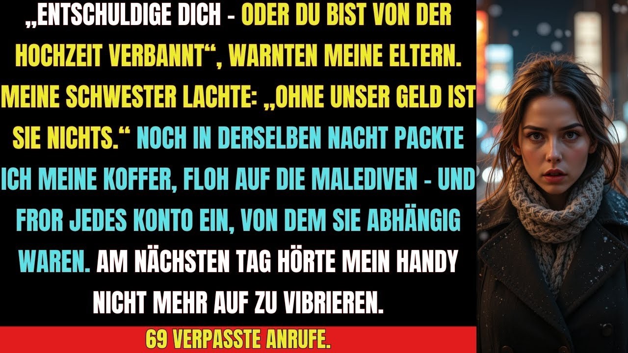 „Entschuldige dich – oder du bist von der Hochzeit verbannt!“ Doch meine Rache schockierte ALLE