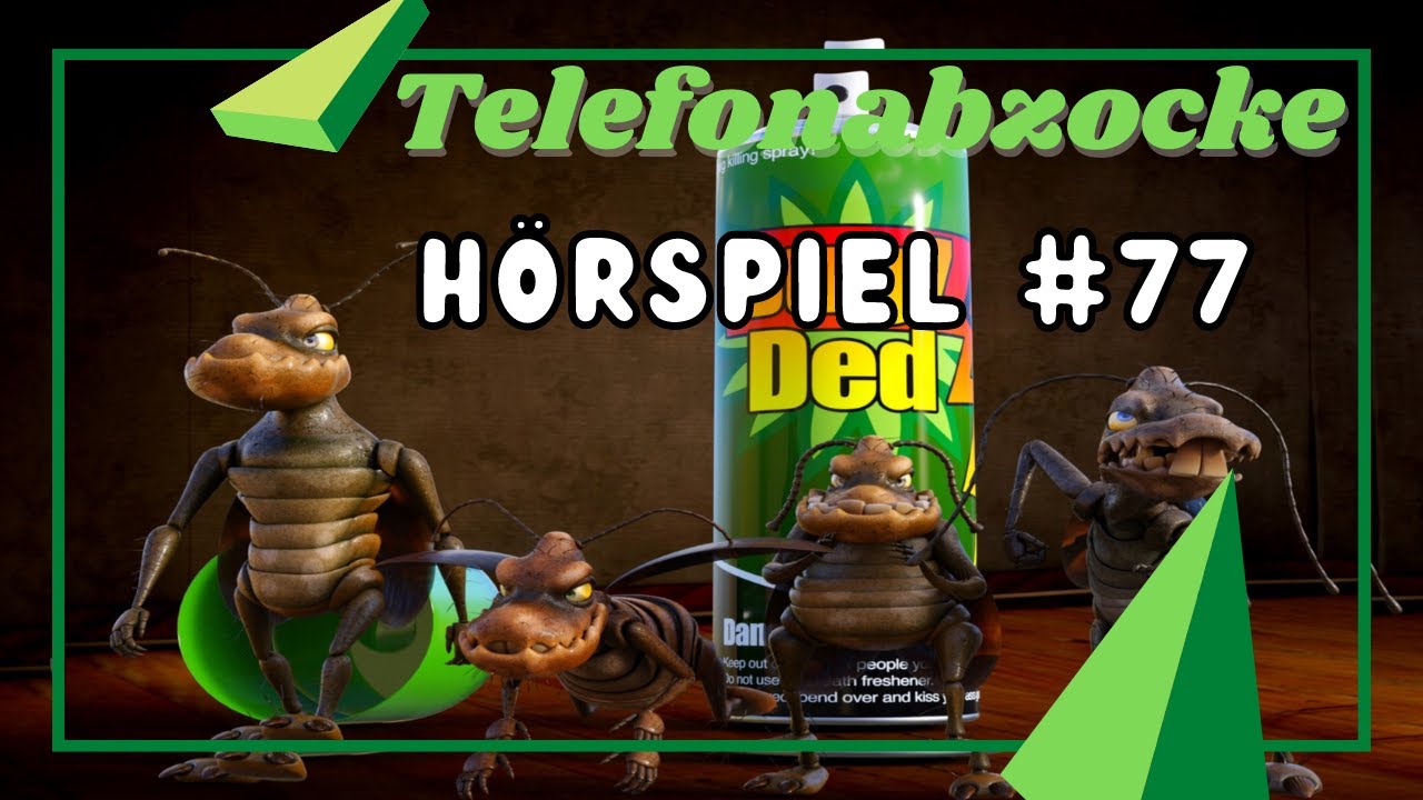 Callcenter Scamanruf - Die Telefonbetr&uuml;ger - Kakerlaken Party - H&ouml;rspiel 77