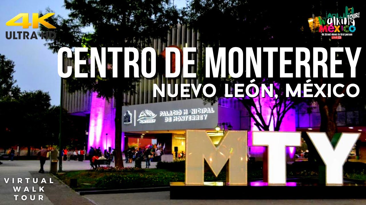 【4K】El HERMOSO Centro de MONTERREY, Nuevo León - 4KWalkingTourMéxico #monterrey #nuevoleon