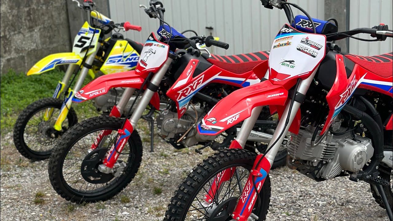 Comparaison entre la 125 RFZ et la 125 RXF de chez SMALL MX ( je fait gagner une moto ?) 🔥