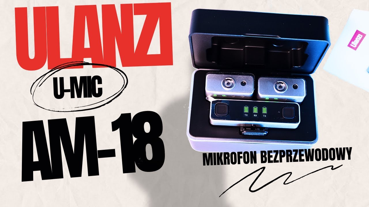 ULANZI U-MIC AM18 - KILER WŚR&Oacute;D MIKROFON&Oacute;W BEZPRZEWODOWYCH 2023/2024 ENG SUBTITLES