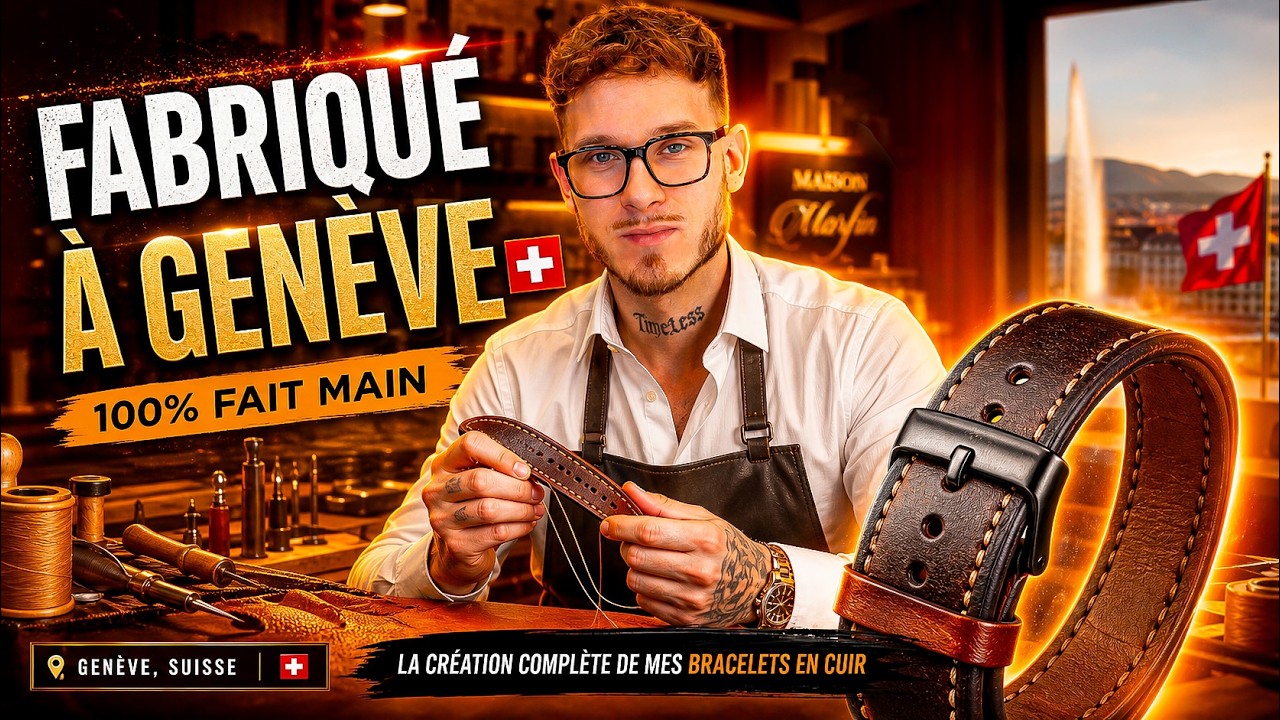 Maison MORFIN × Peaulux Genève : 57 étapes pour UN bracelet 😳
