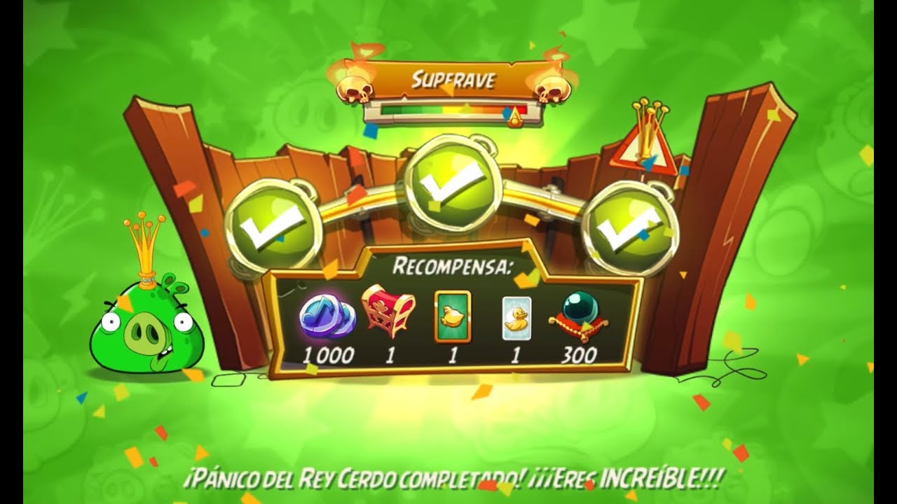 Angry Birds 2 - King Pig Panic (Pánico del rey cerdo) - 11/05/2025