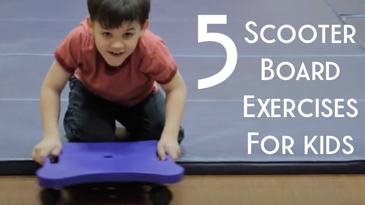 5 SCOOTER BOARD EXERCISES TO TEACH KIDS | Fun Sensory Seeking & Motor Play Activities | OT Tips