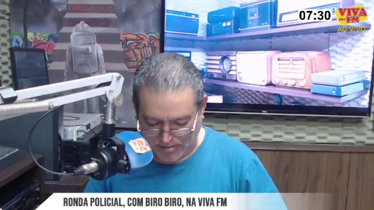 TRANSMISS&Atilde;O AO VIVO DA RONDA POLICIAL / JORNAL DA VIVA - NA VIVA FM ARA&Ccedil;ATUBA