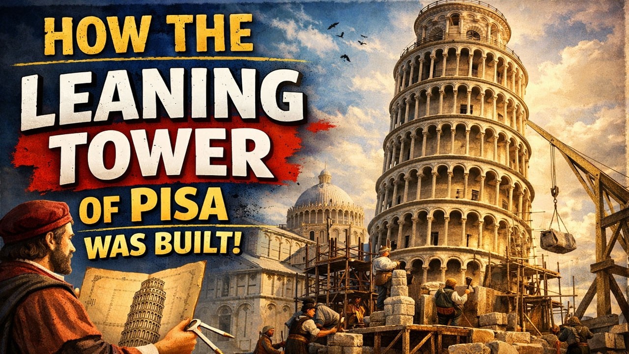 How the Leaning Tower of Pisa Was Built | How Pisa Tower was Made | Construction &  Survival