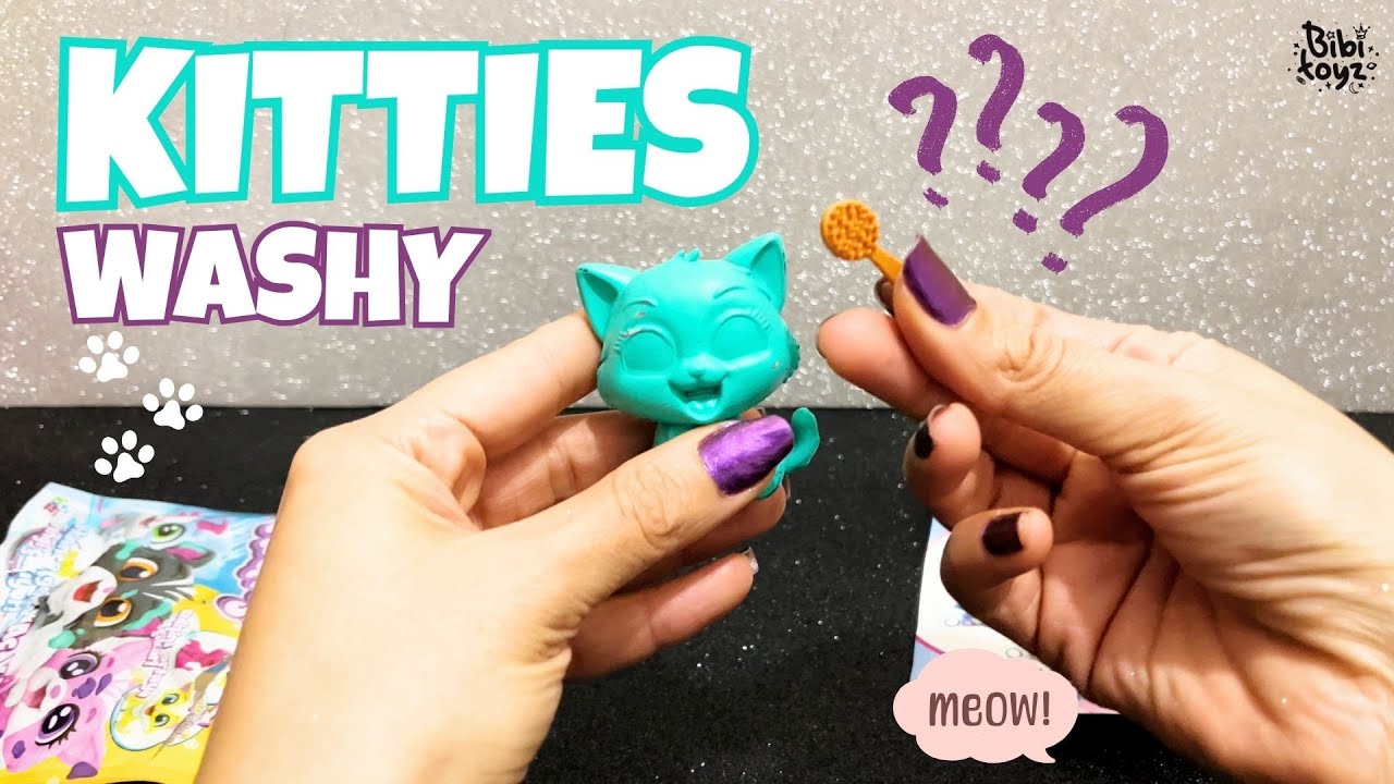 Which Washy Kitty Is Inside? | Color Reveal ASMR 🐱💦