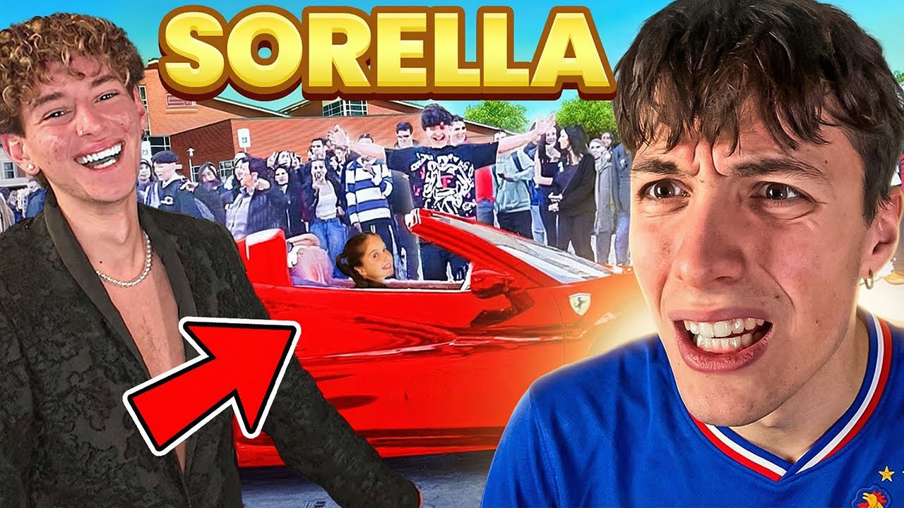 Ma COME ha FATTO? Reagisco a Prendo Mia Sorella in FERRARI di Cap!