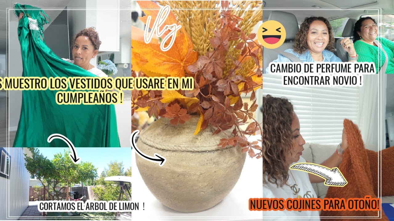 ESTOS VESTIDOS USARE PARA MI FIESTA 😍 CORTAMOS EL ARBOL DE LIMON