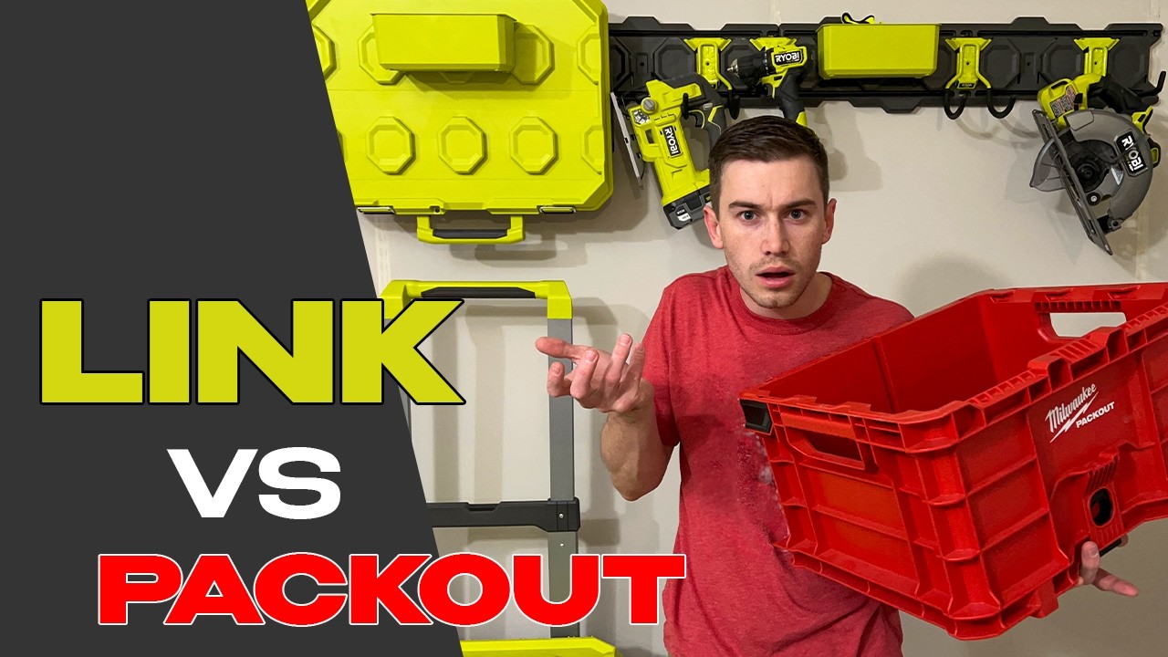 Ryobi Link vs Milwaukee Packout | Buy THIS Storage System...