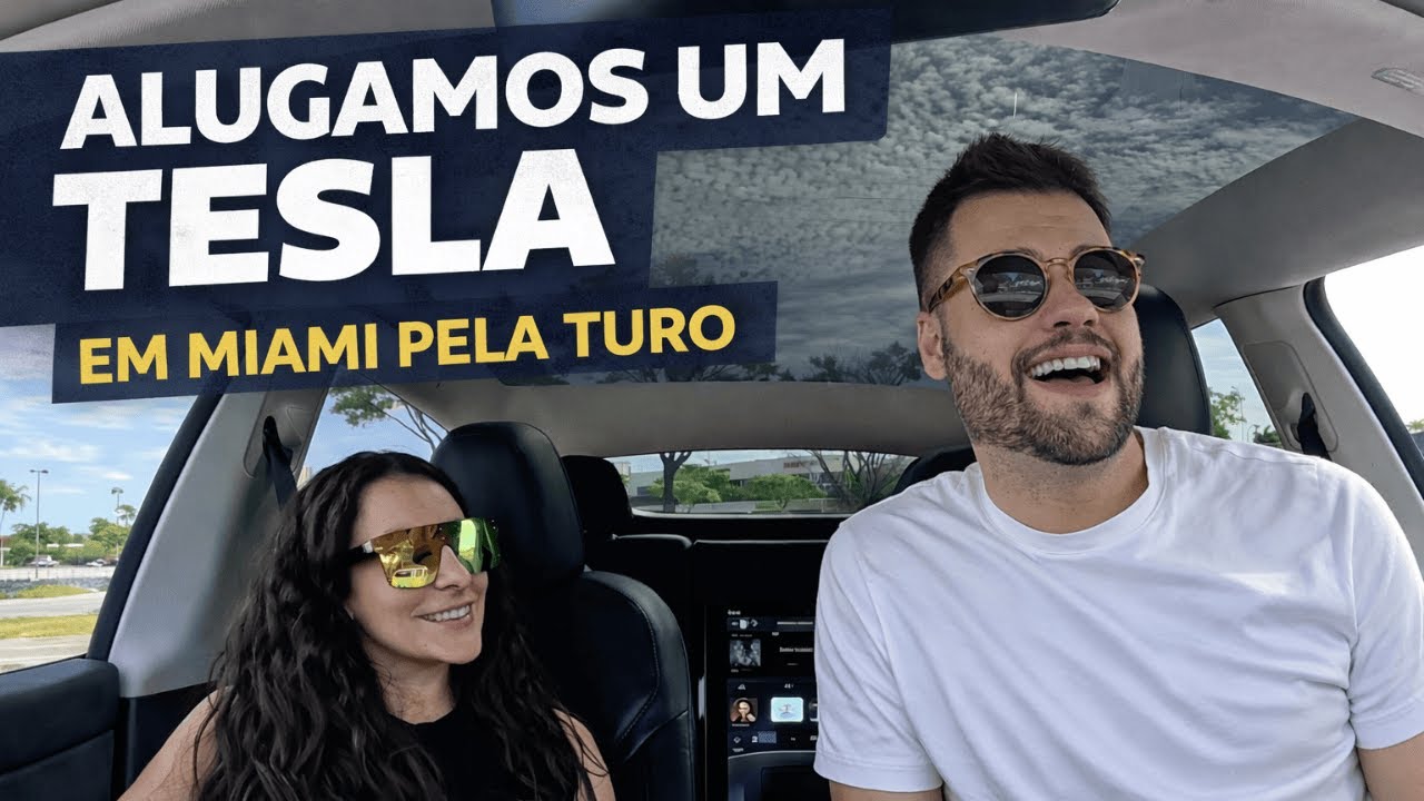 Alugamos um Tesla em Miami! Como é Dirigir um Tesla nos EUA?