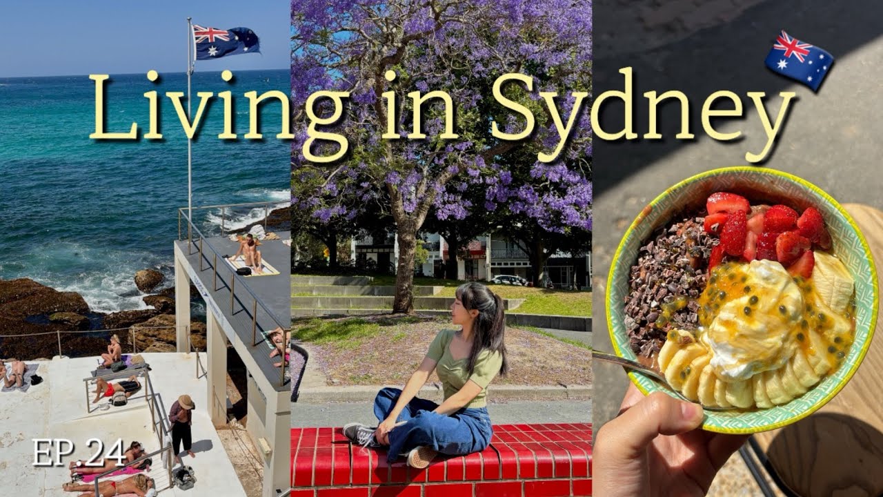 [ENG/🇦🇺워홀vlog] 주 3일 일하고 4일 쉬는 진정한 워킹홀리데이 즐기기ㅣMiss sinaㅣSandoitchiㅣHAYㅣTuga pastriesㅣ시드니 시티 노래방