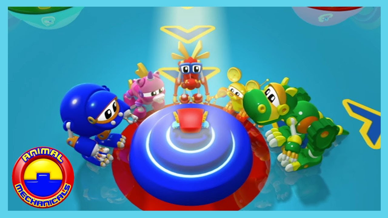Balloon Volcano Island - Animal Mechanicals | Cartoons for Kids | WildBrain Robots