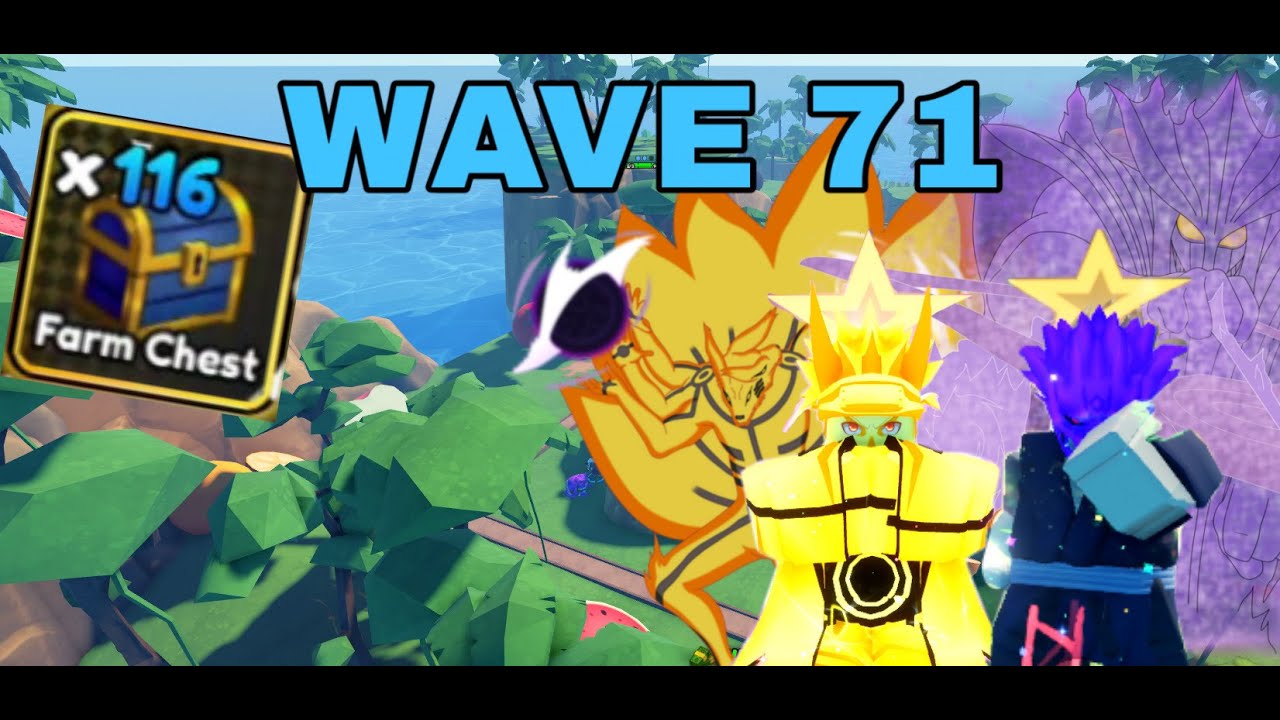 Level 80 ALL Star Sasuke & Naruto In ORB Farming | Showcase DUO Gameplay | All Star Tower Defense X 