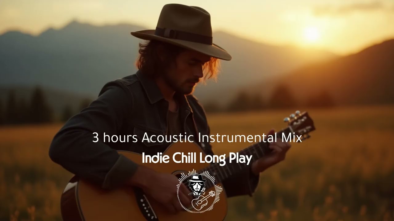 3 hours Acoustic Instrumental Mix - Indie Chill Long Play