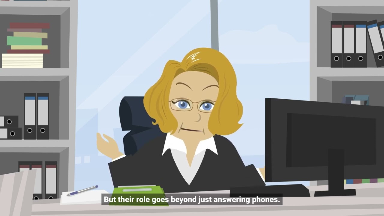 What is a receptionist