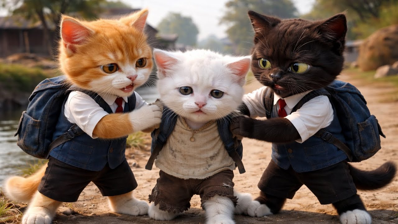 Poor Cat Baby’s Comeback Story 🐱🎒