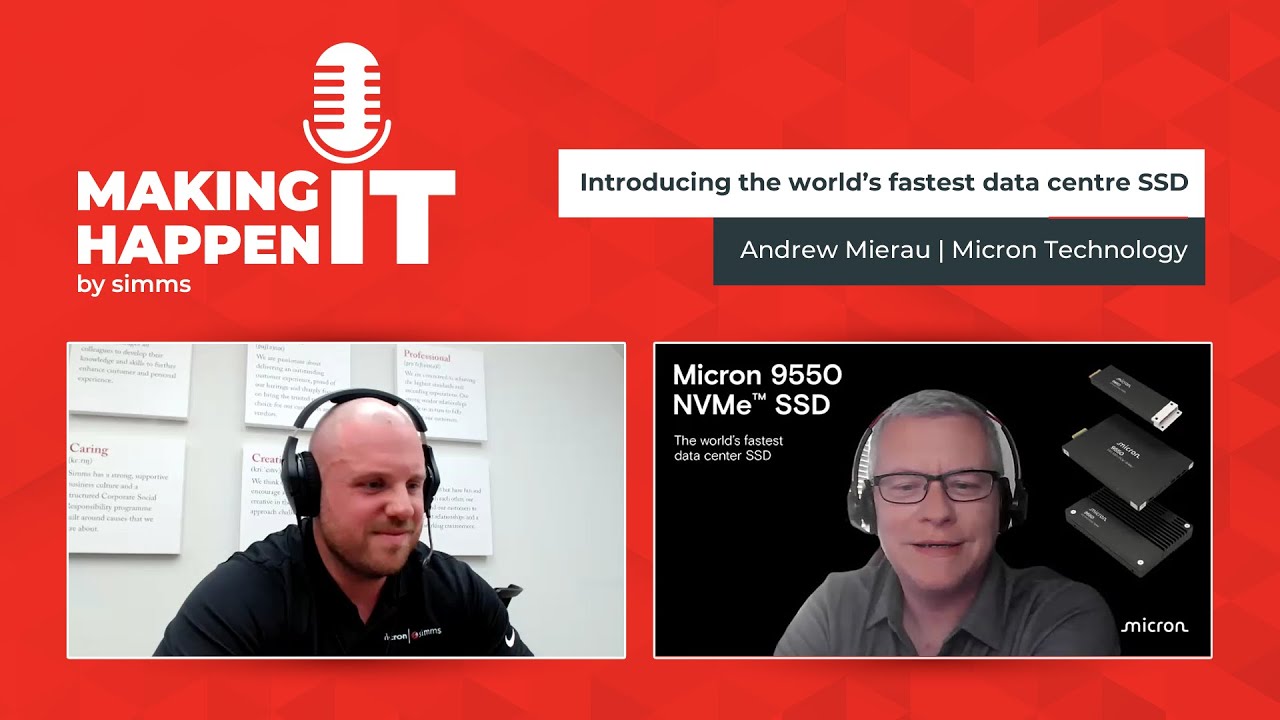 THE WORLD'S FASTEST DATA CENTRE SSD | Micron | Making IT Happen by Simms | Technology EP8
