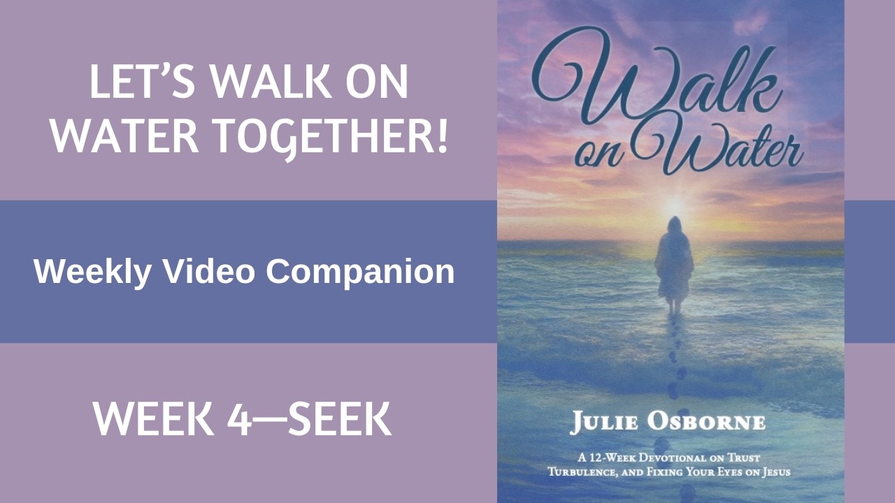 Walk on Water Week 4: Seek