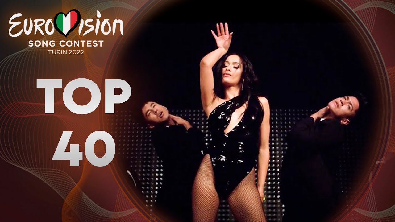 Eurovision 2022 - My Top 40 (ALL SONGS)