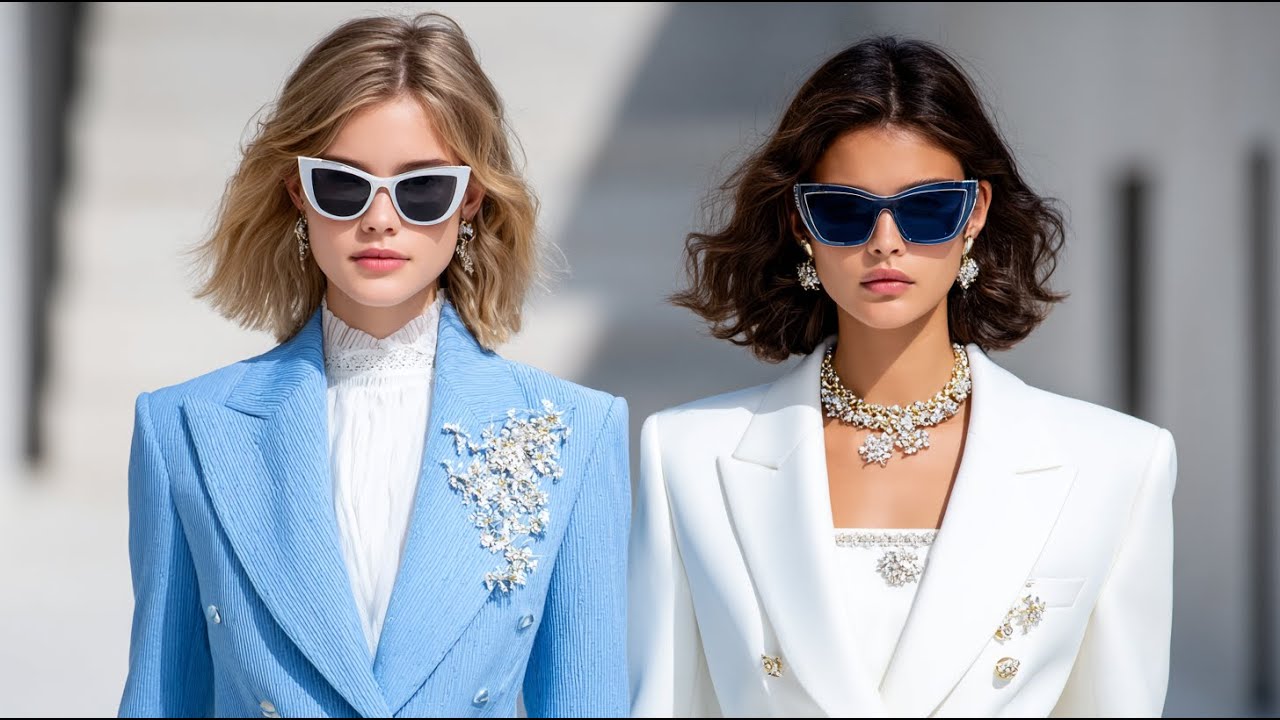 Max Mara Summer 2026 | Sky Blue & Milk White – Minimalist Summer Chic