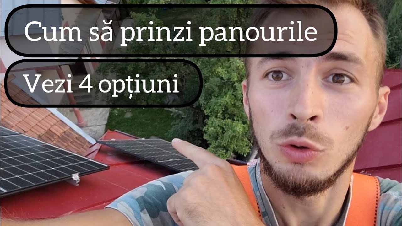 ⚡️🌅 4 sisteme de prindere a Panourilor Fotovoltaice | vezi care sunt acestea |