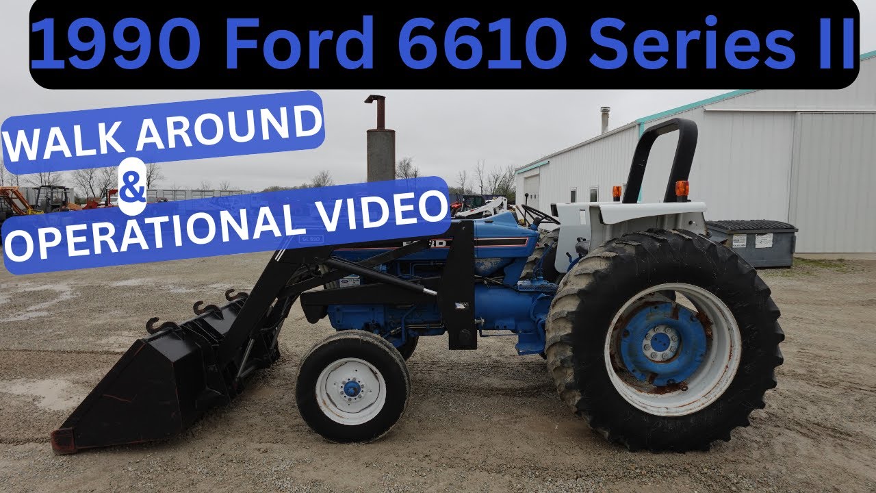 1990 Ford 6610 Series II Tractor Walk Around & Operational Video     $17,900