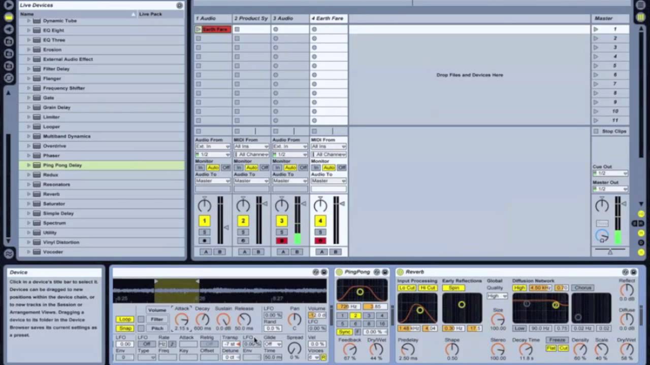 Ableton Live Tutorial - Sampling & Creating Synths From Field Recordings