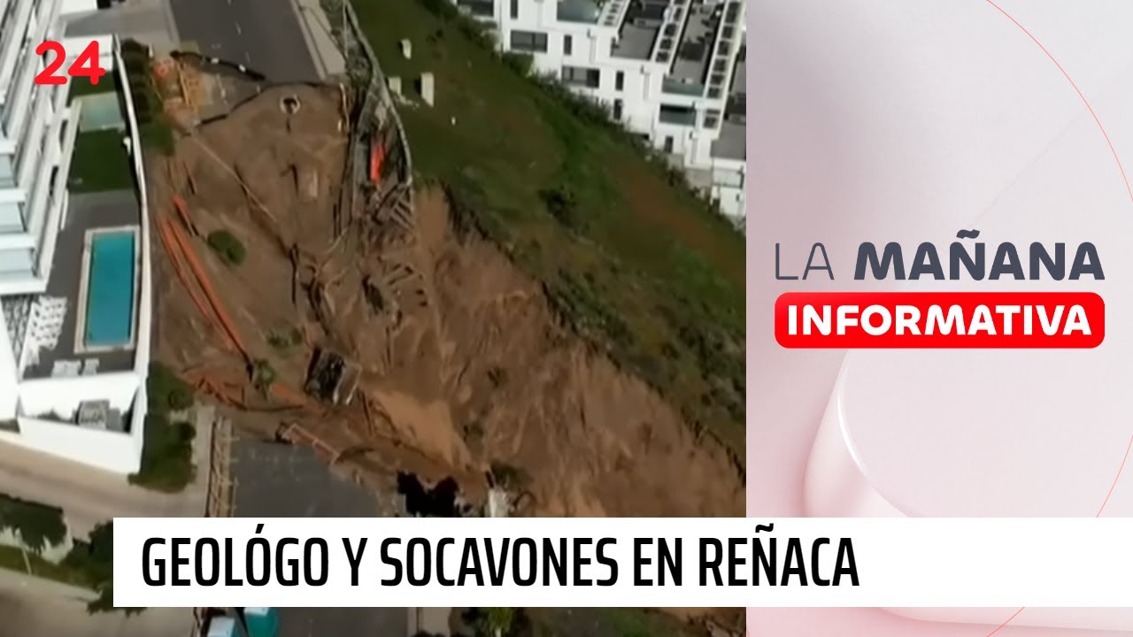 Geológo y socavones en Reñaca: 
